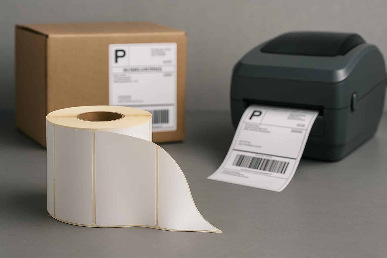 Warehouse staff organizing 4x6 labels for efficient 3PL fulfillment and cost reduction