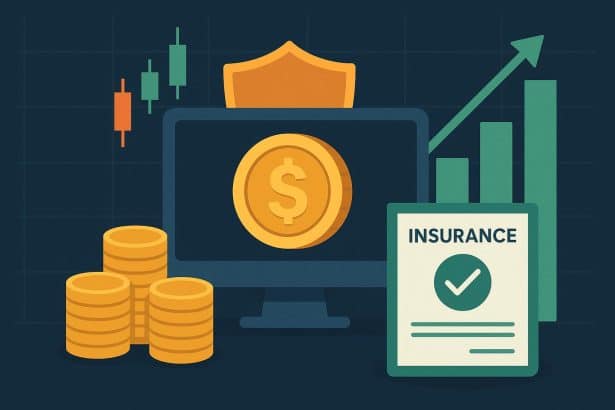 Illustration of secure trading platform interface highlighting insurance fund protection features