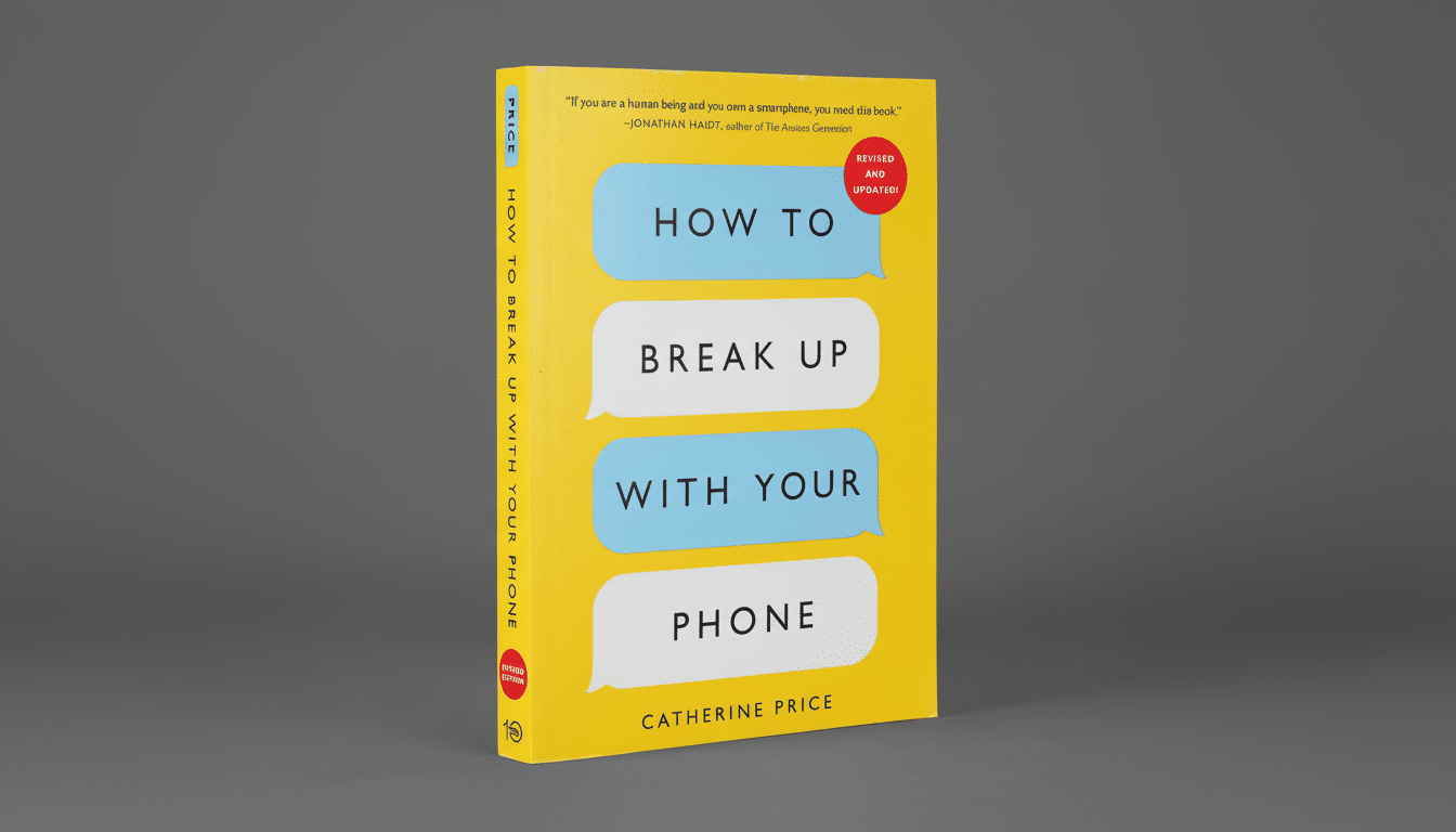 Smartphone off on bedside table, symbolizing Phone Free Day to reset habits and improve sleep