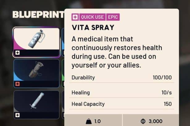 Image 1 of ARC Raiders How to Find Vita Spray Blueprint - Location, Requirements & Fast Unlock Guide