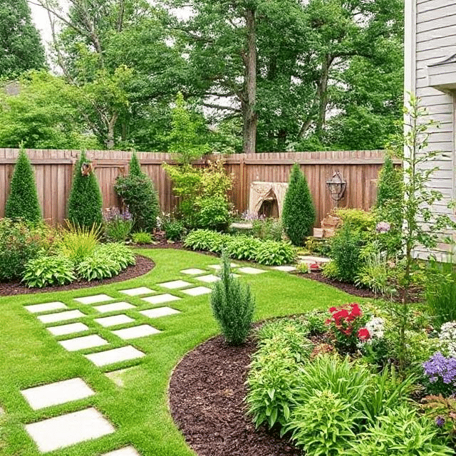 Image 1 of Meta Title: How to Create a Relaxing Backyard with Minimal Garden Upkeep