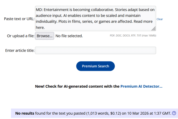 Image 1 of The Future of Entertainment: When Technology Starts Writing the Story