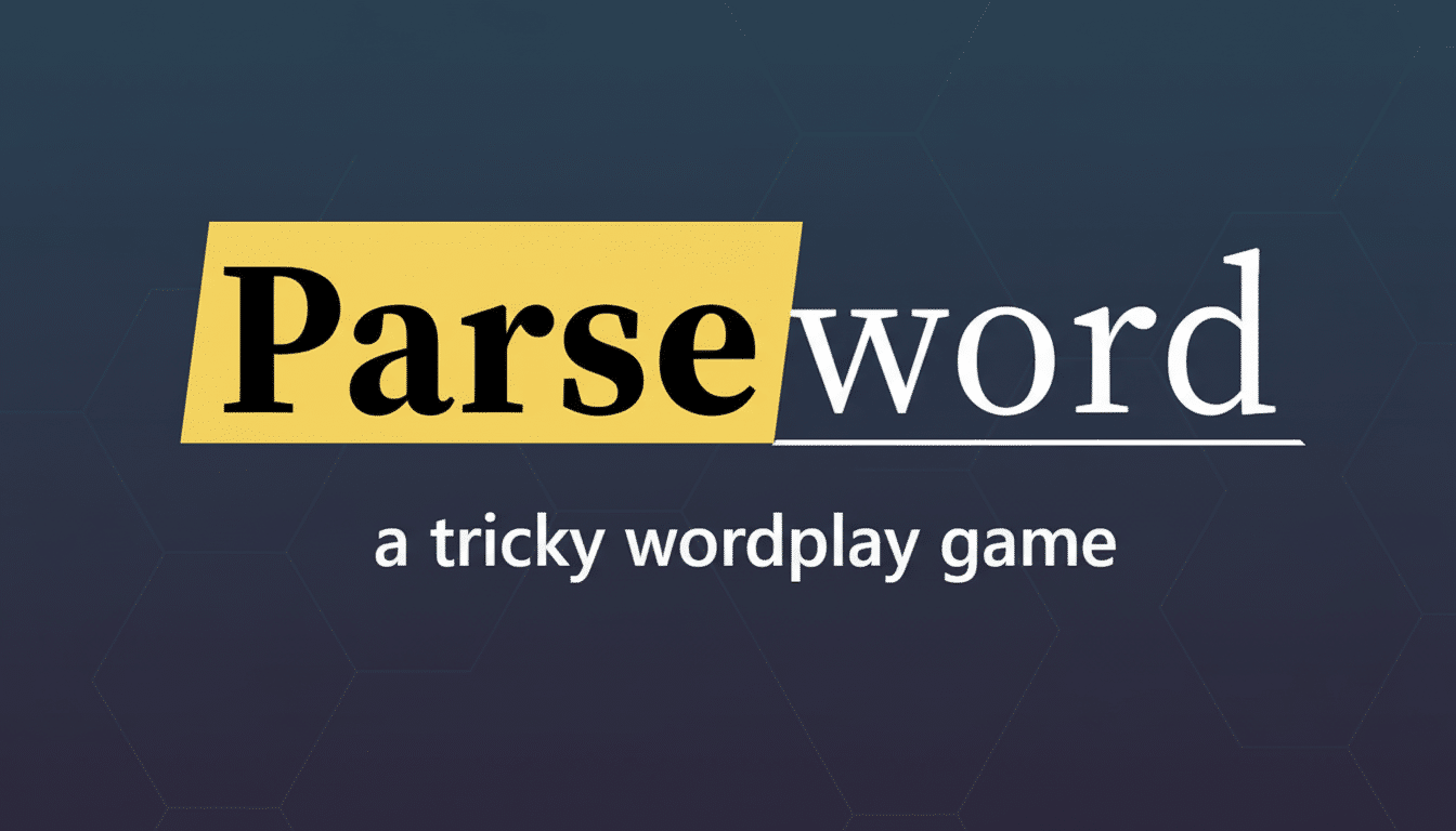 Parseword puzzle grid from Wordle creators new, harder word game