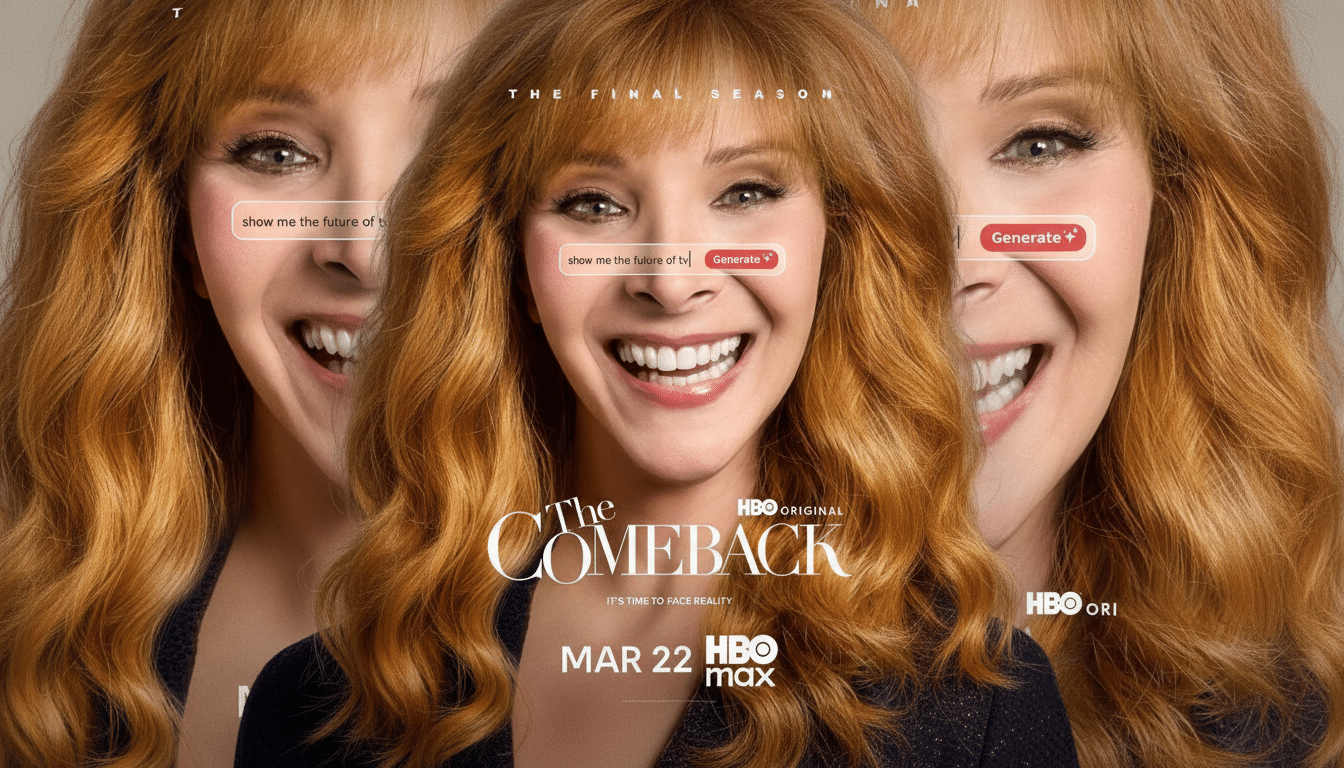 The Comeback Season 3 key art warns of AI apocalypse