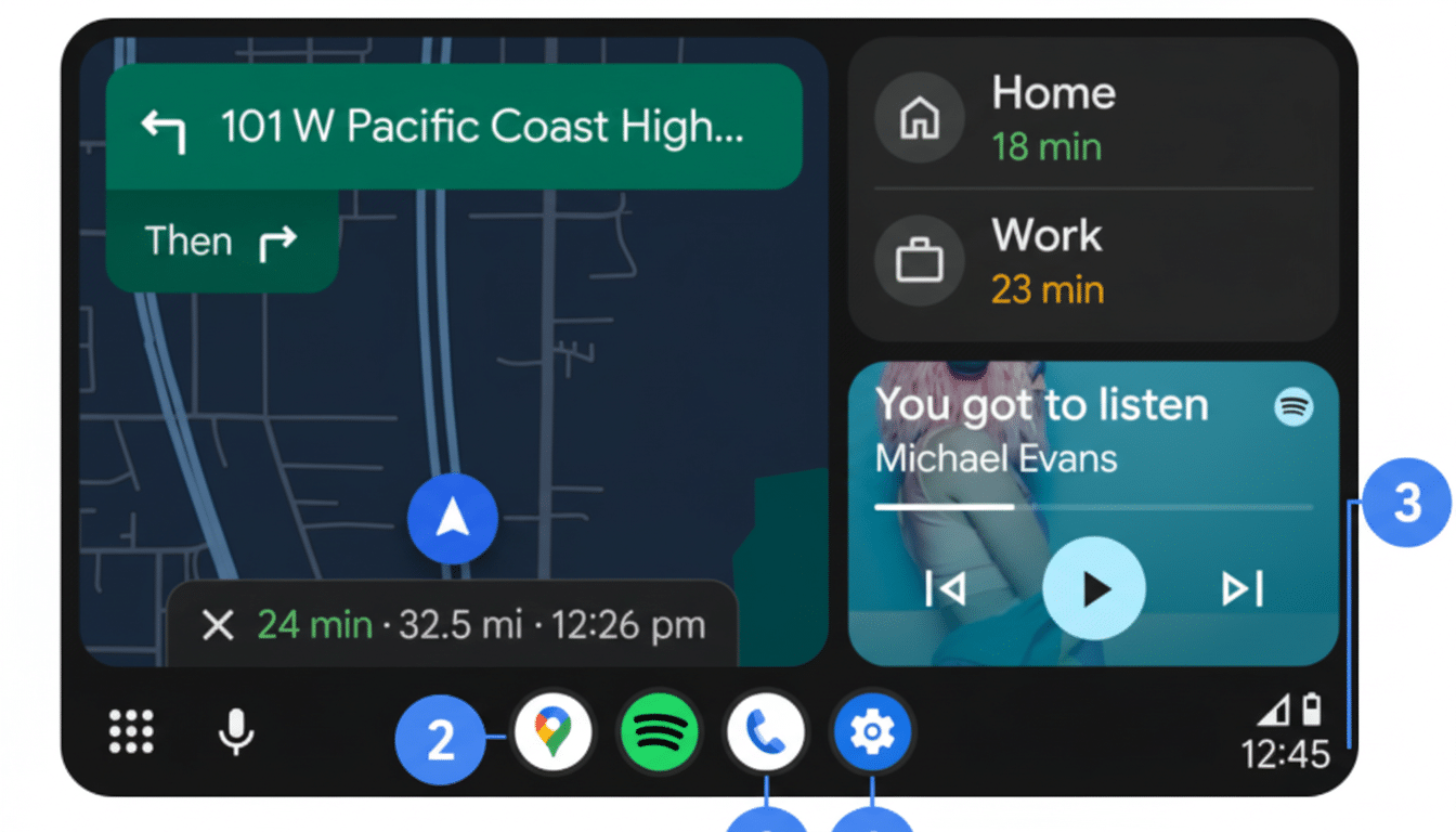 Android Auto media widget glitch causing unresponsive controls on car screen