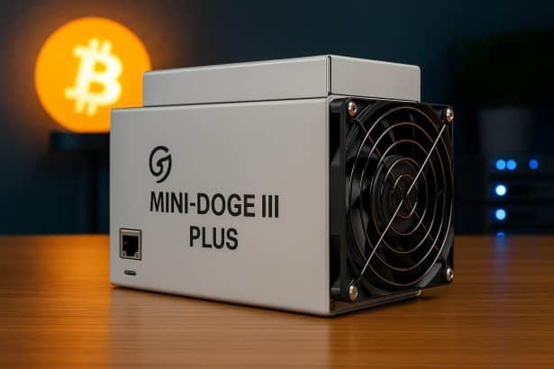 Goldshell Mini-Doge III Plus home crypto miner device showcased for full product review