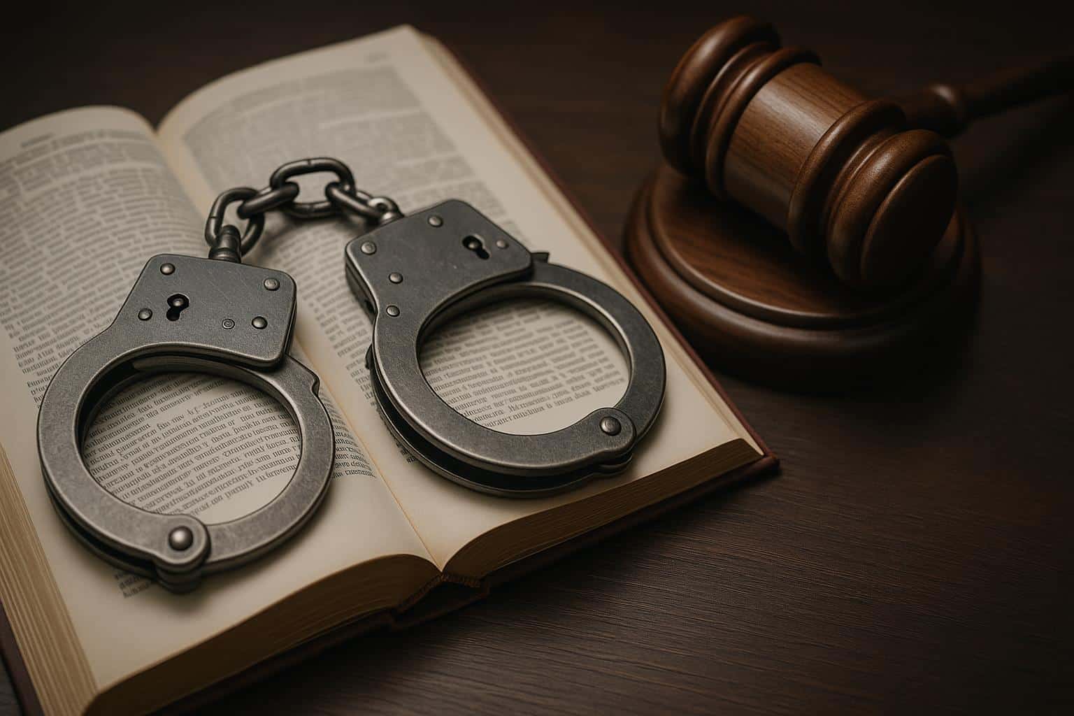 Courtroom gavel and law book symbolizing the impact of early legal representation in criminal cases