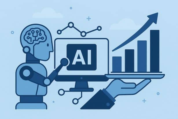 AI technology accelerating business growth and scalability for companies through outsourcing