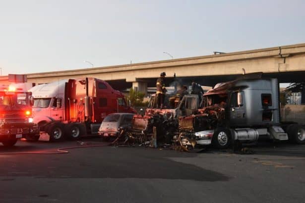 Image 1 of Who Can Be Held Liable in a Jackknife Truck Accident?