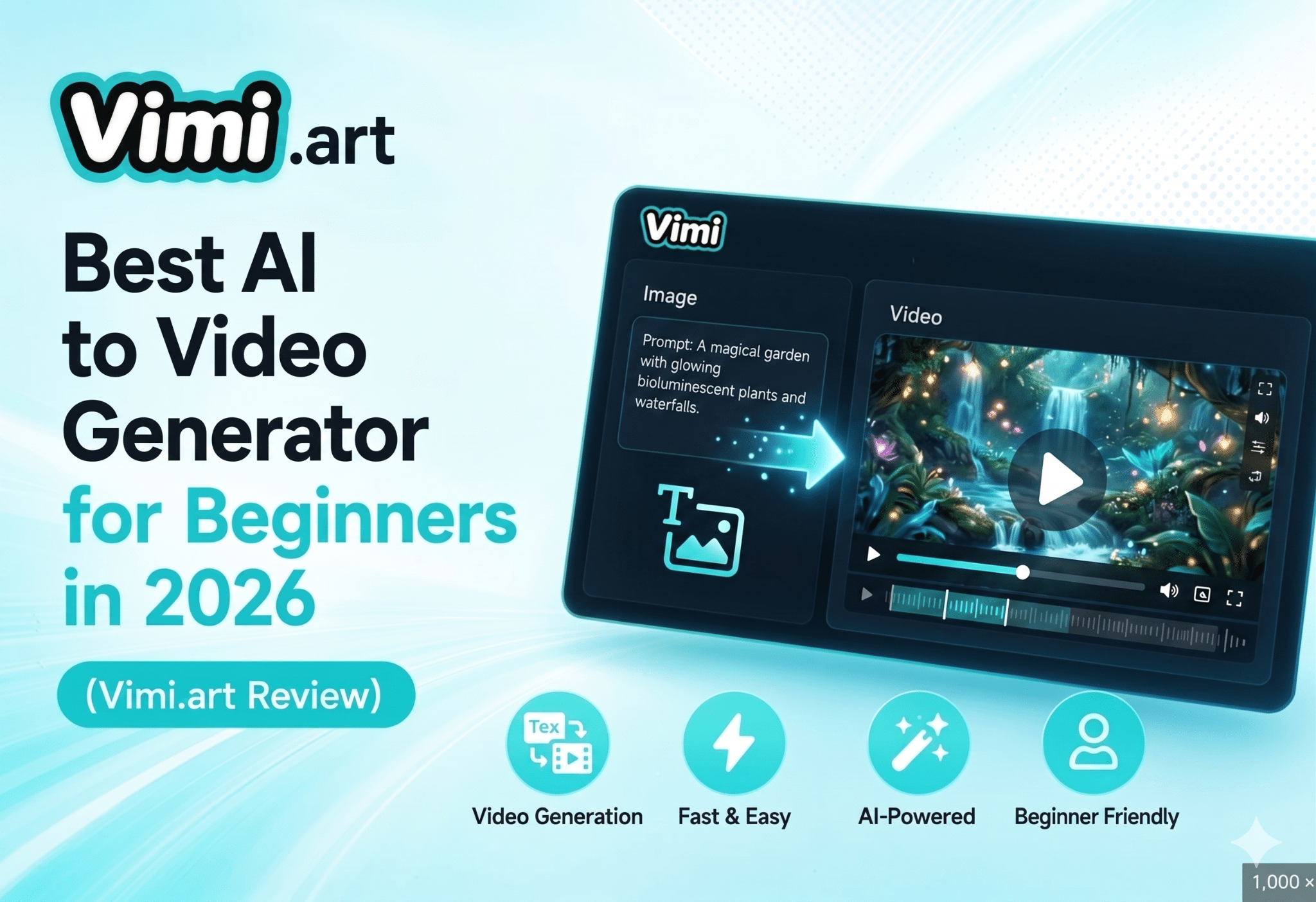 Image 1 of Best AI Video Generator for Beginners in 2026: The Power of One-Click Templates