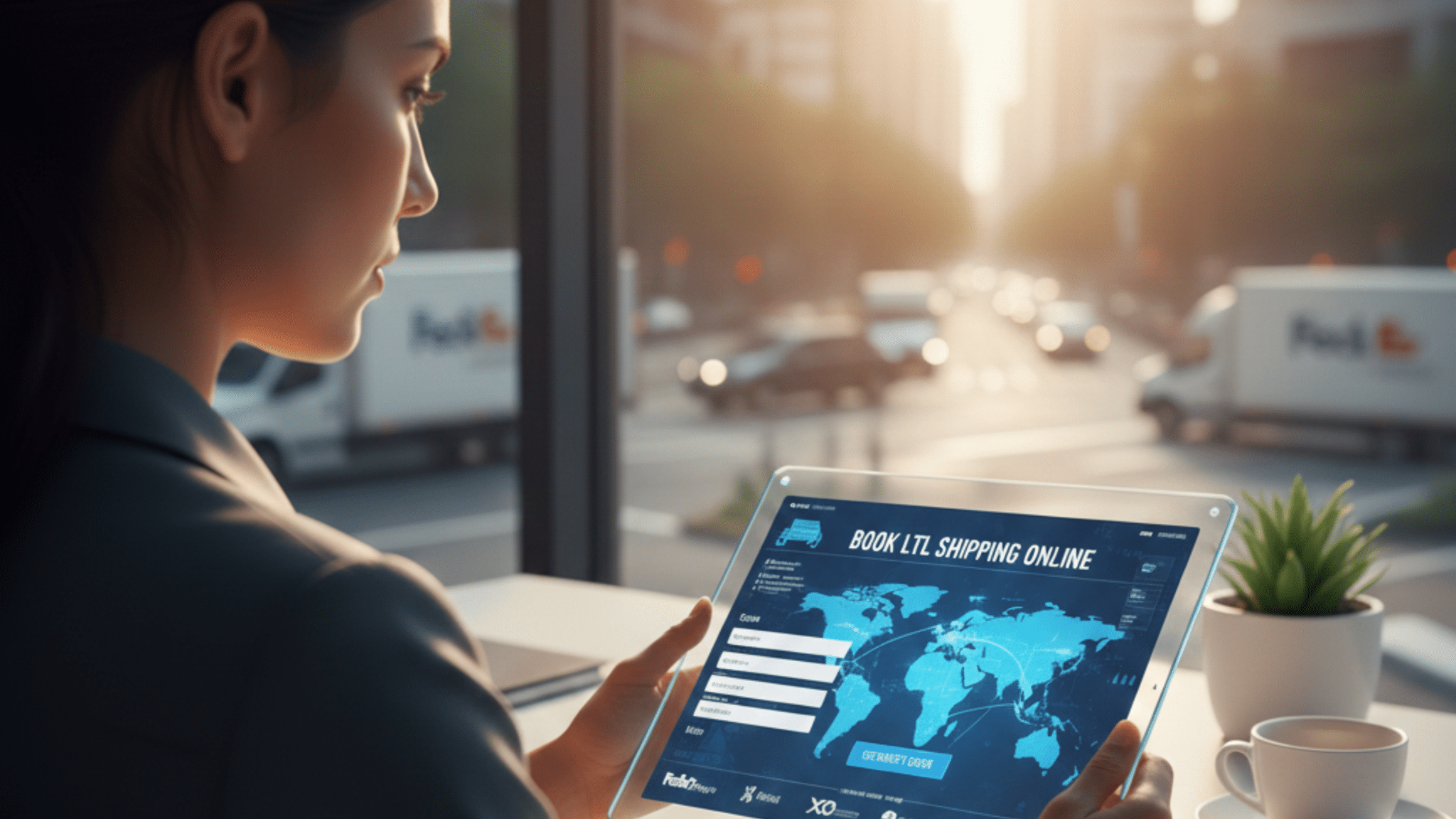 Image 1 of Where can I book less than truckload shipping online quickly?