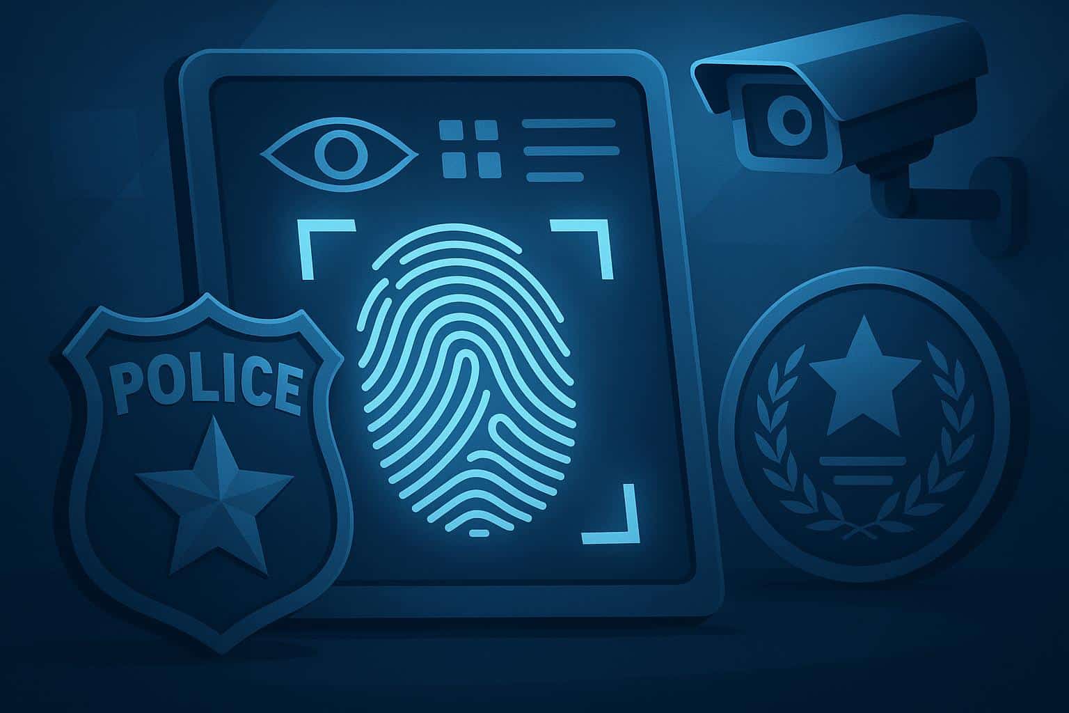 Fingerprint scanning technology device used in law enforcement biometric identification systems