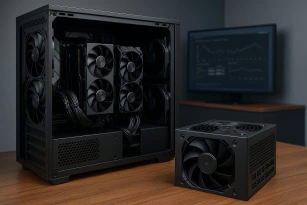 Premium power supply units supporting advanced AI workload operations in professional setups