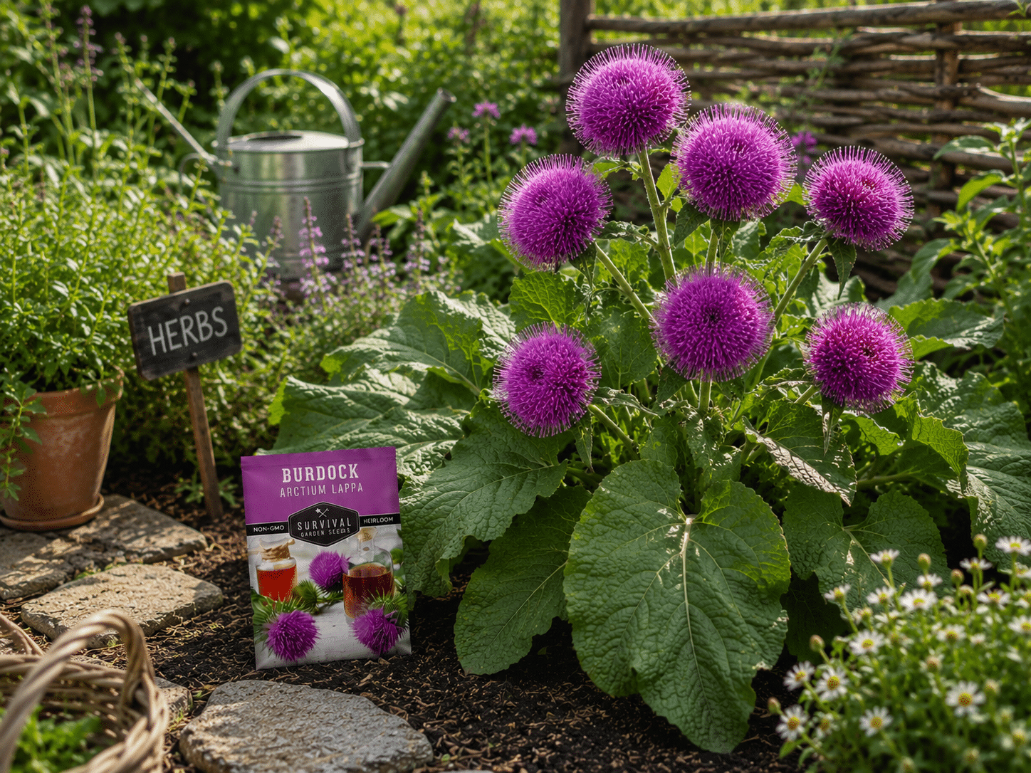 Image 1 of Burdock Seeds: Why More Gardeners Are Giving This Traditional Plant a Second Look