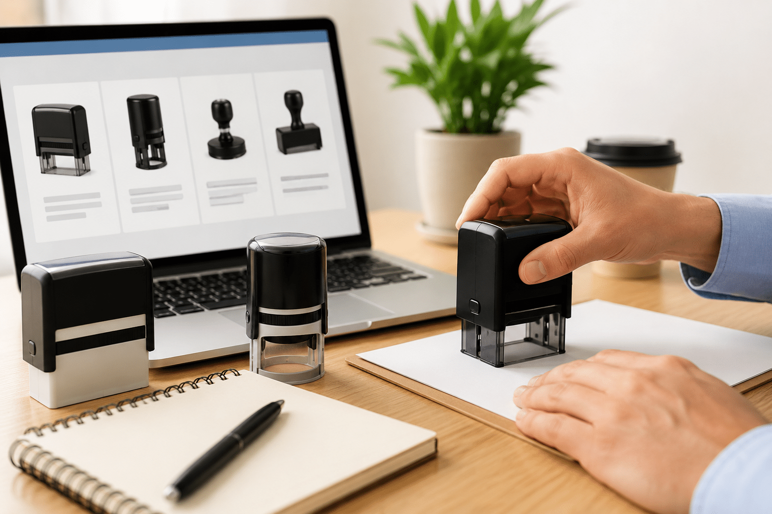 Image 1 of What should I know before ordering a personalized stamp online?