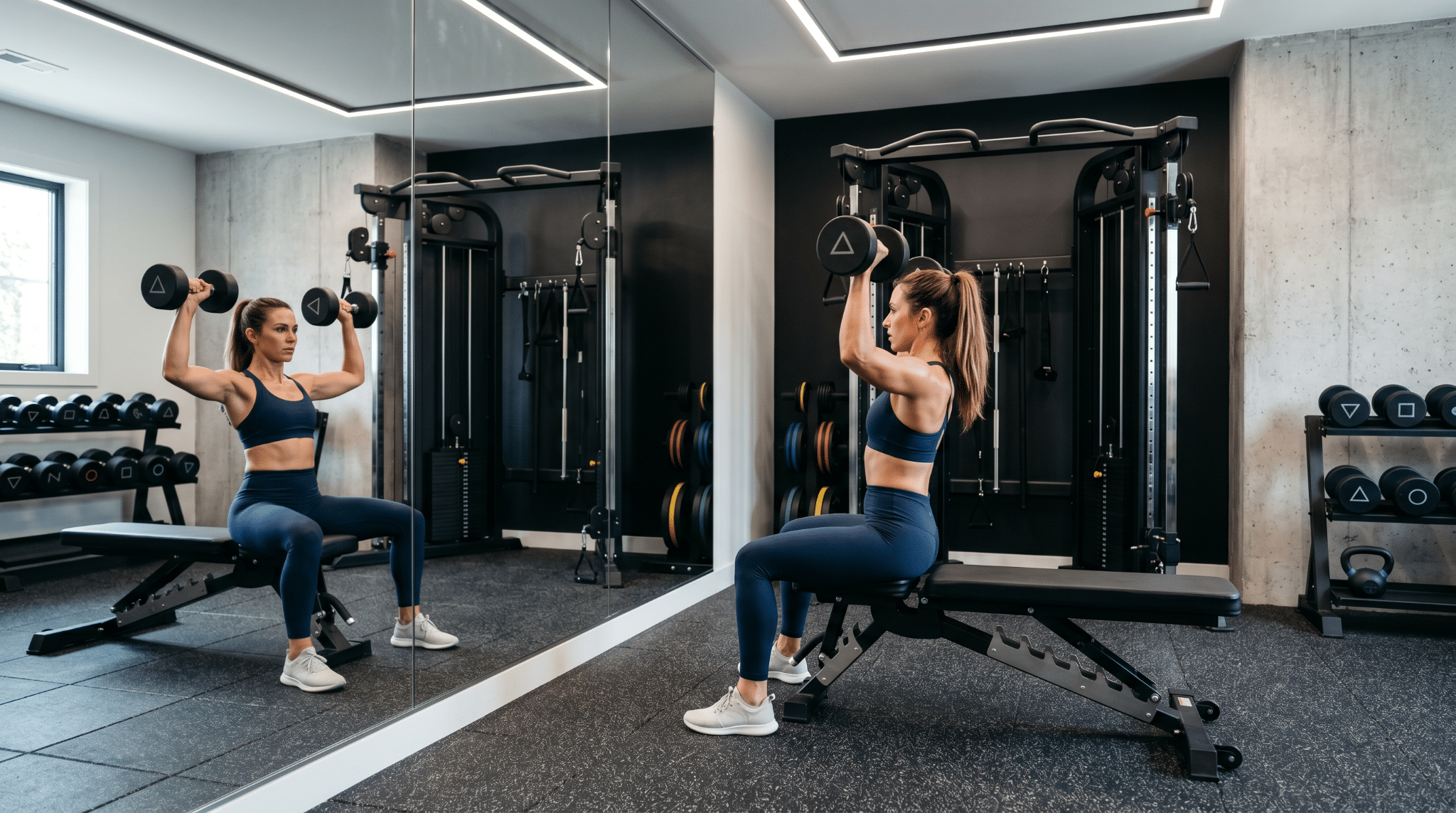 Image 1 of Why Home Gym Mirror Panels Transform Workout Spaces