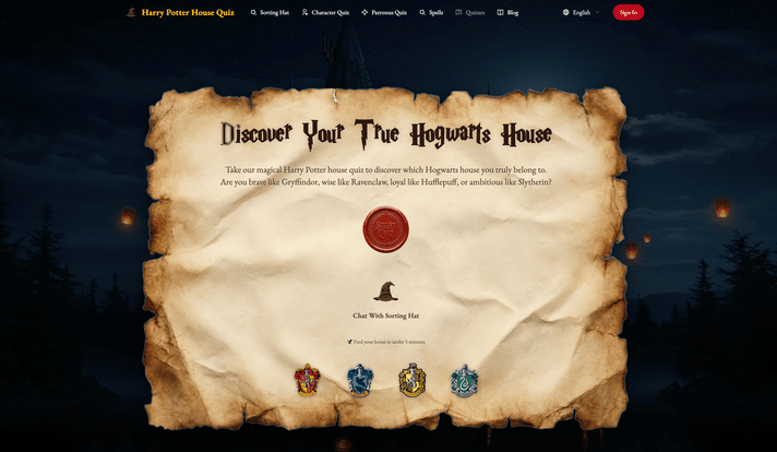 Image 1 of Which Hogwarts House Are You? Take the Harry Potter House Quiz to Find Out