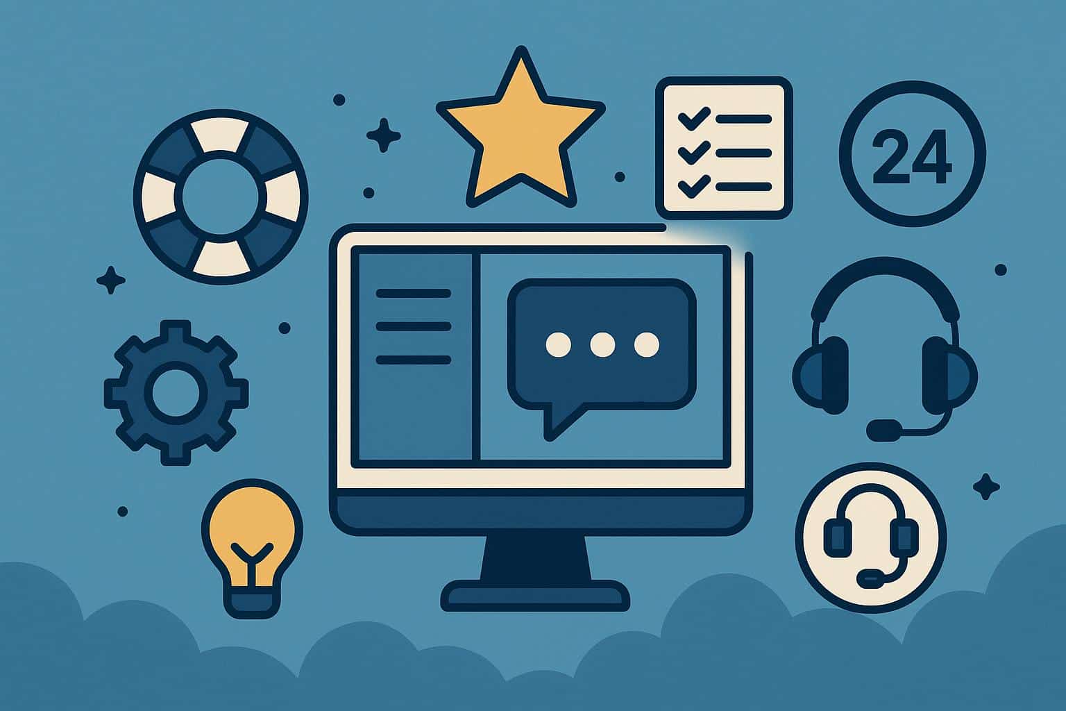 Top customer service software logos and dashboard interface comparison for businesses