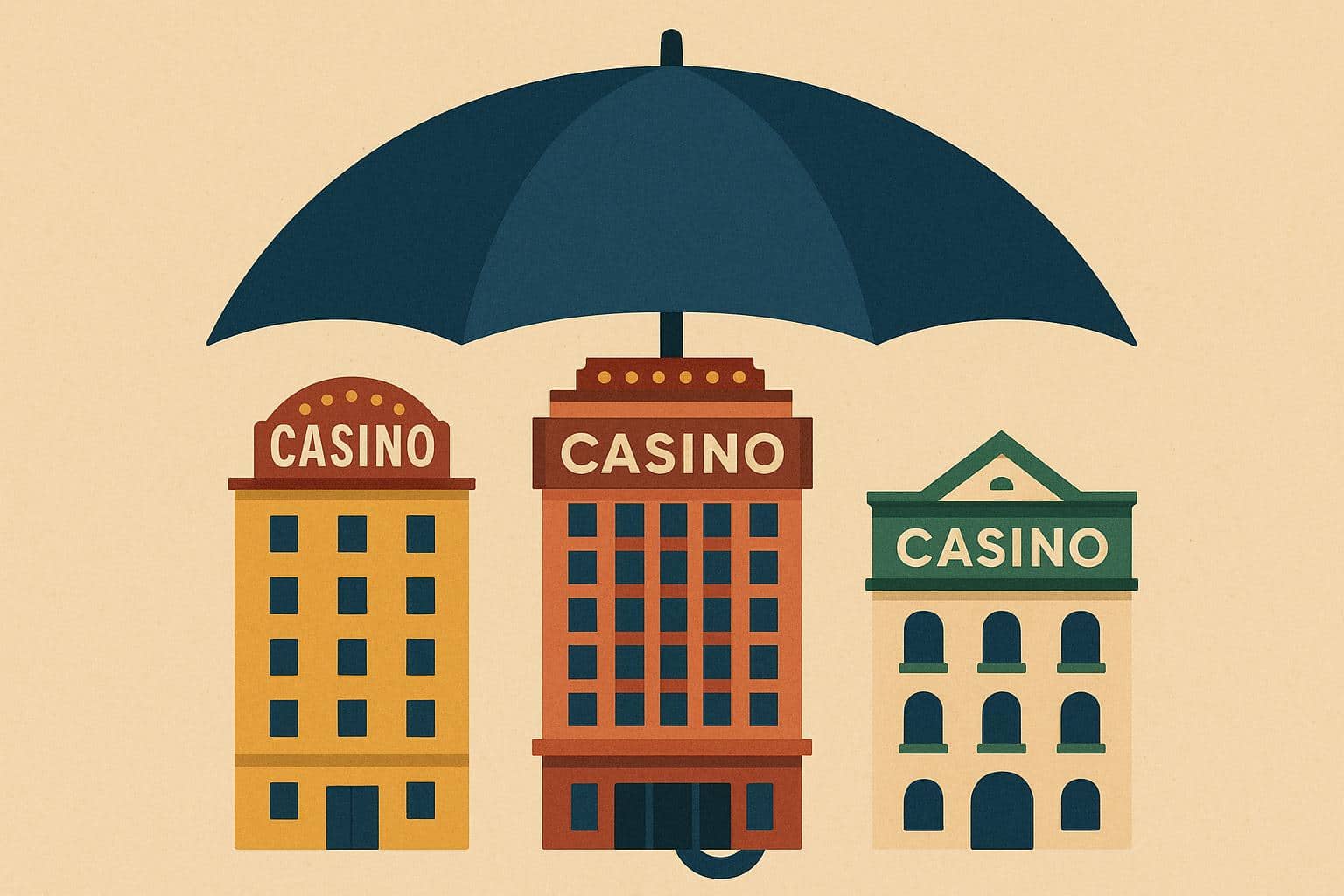 Multiple casino brand logos representing a single company’s multi-brand casino group strategy