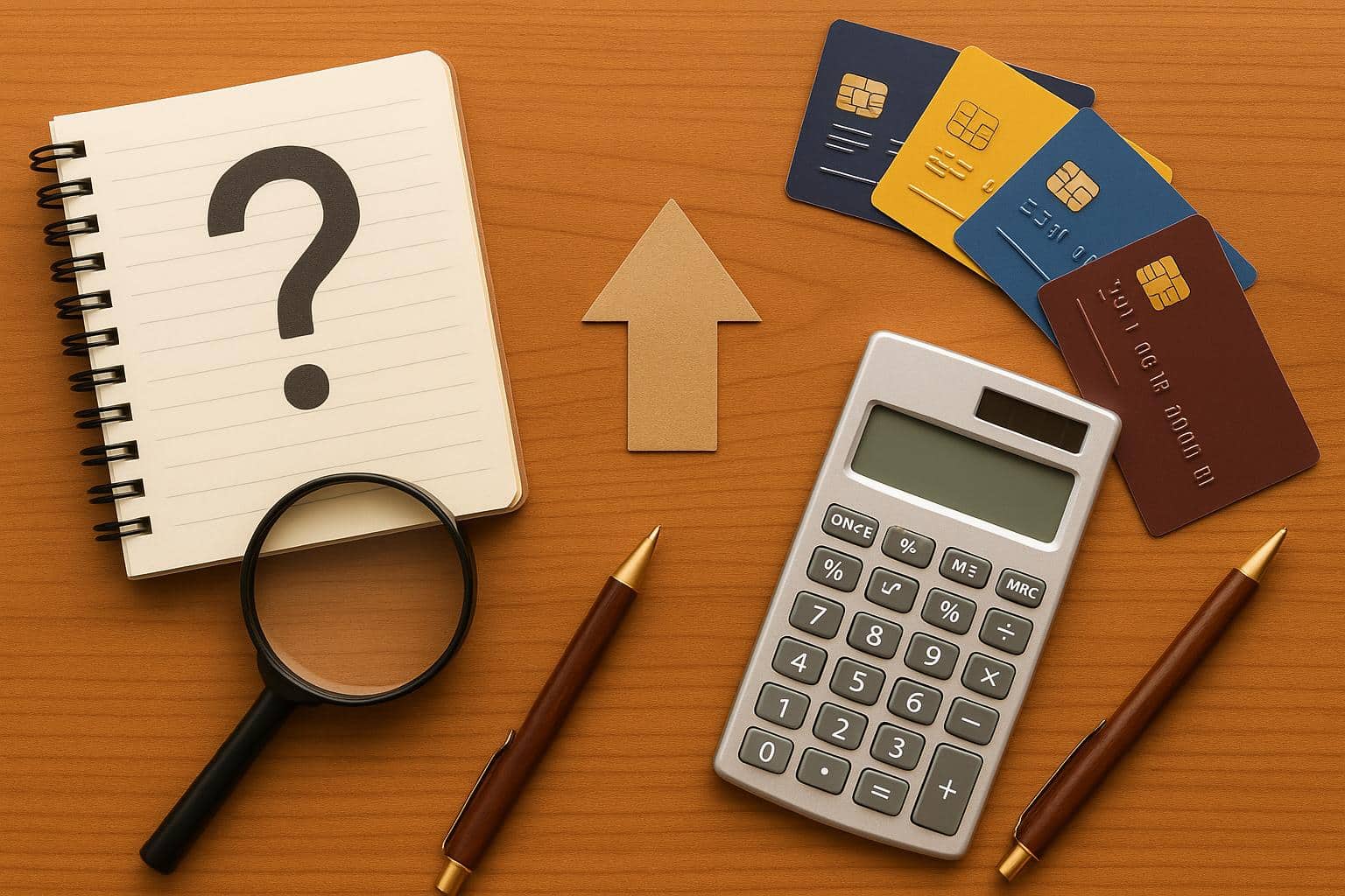 Hand holding credit cards over a laptop keyboard, symbolizing choosing the best credit card option