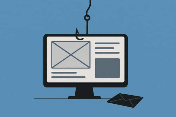 Illustration of deceptive web design practices highlighting long-running online scams