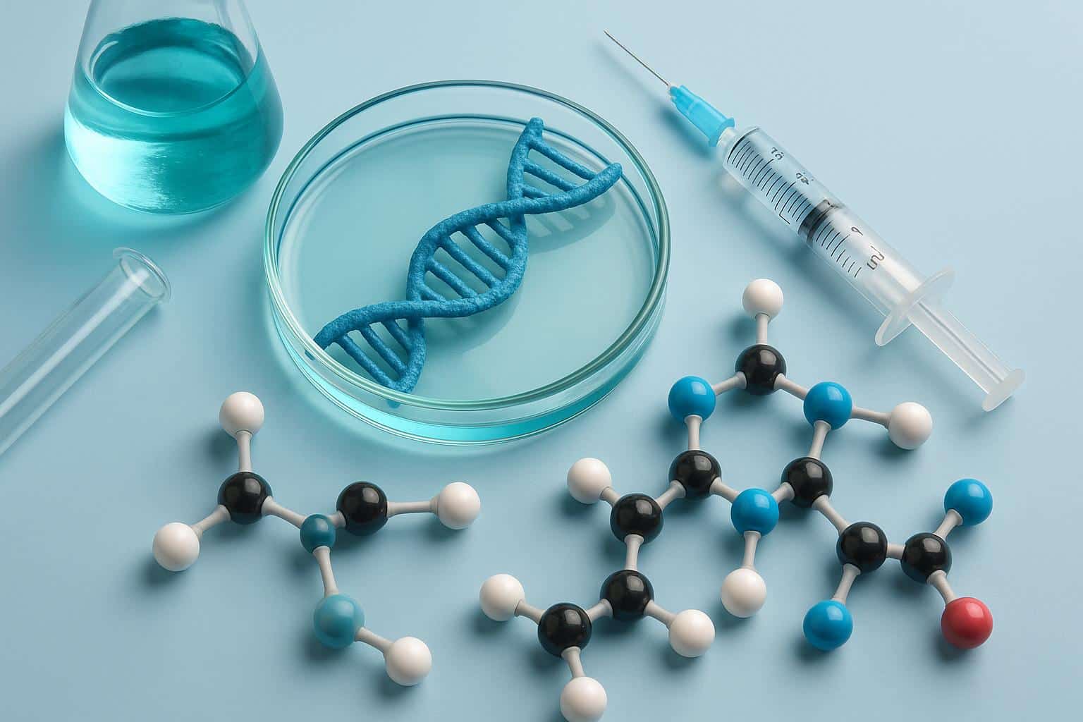 GLP-3 research peptides molecular structure highlighting metabolic research advancements