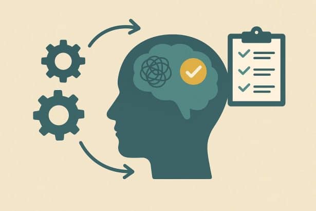 Cognitive behavioral therapy session concept illustrating mental health treatment strategies