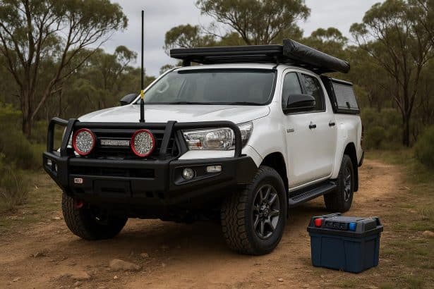 4WD vehicle equipped with essential accessories for safer and smarter off-road Australian travel