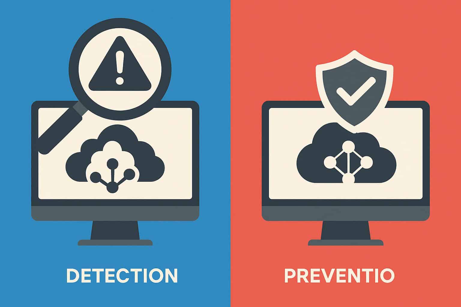Graphic illustrating Shadow AI detection methods and preventive strategies in artificial intelligence