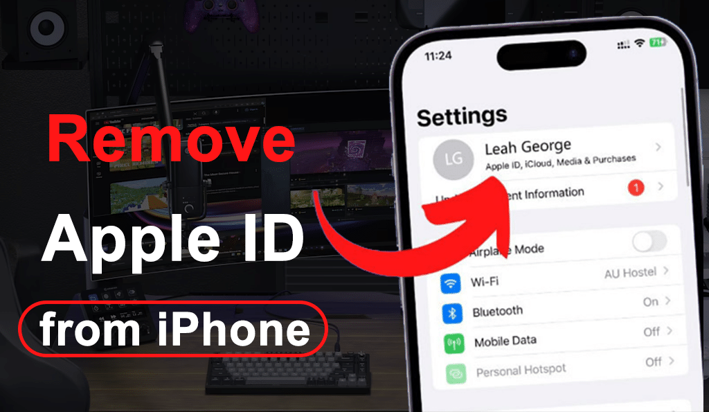 Image 1 of How to Remove Apple ID from an iPhone Without the Password (2026 Guide)