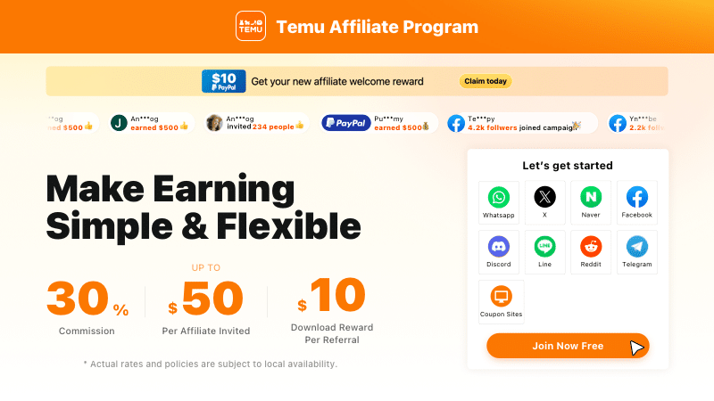 Image 1 of How to Share Temu Affiliate Links in Forums and Communities