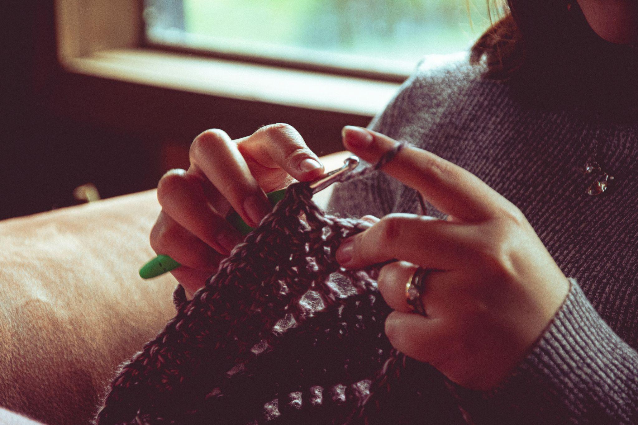 Image 1 of Knitting for Anxiety Isn't a Trend - It's Something Doctors Actually Back Up