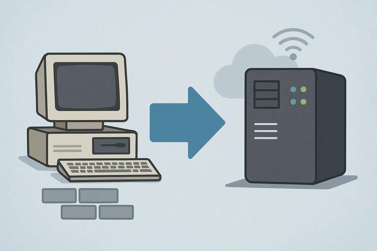 Modern equipment installation in a business facility representing infrastructure upgrade