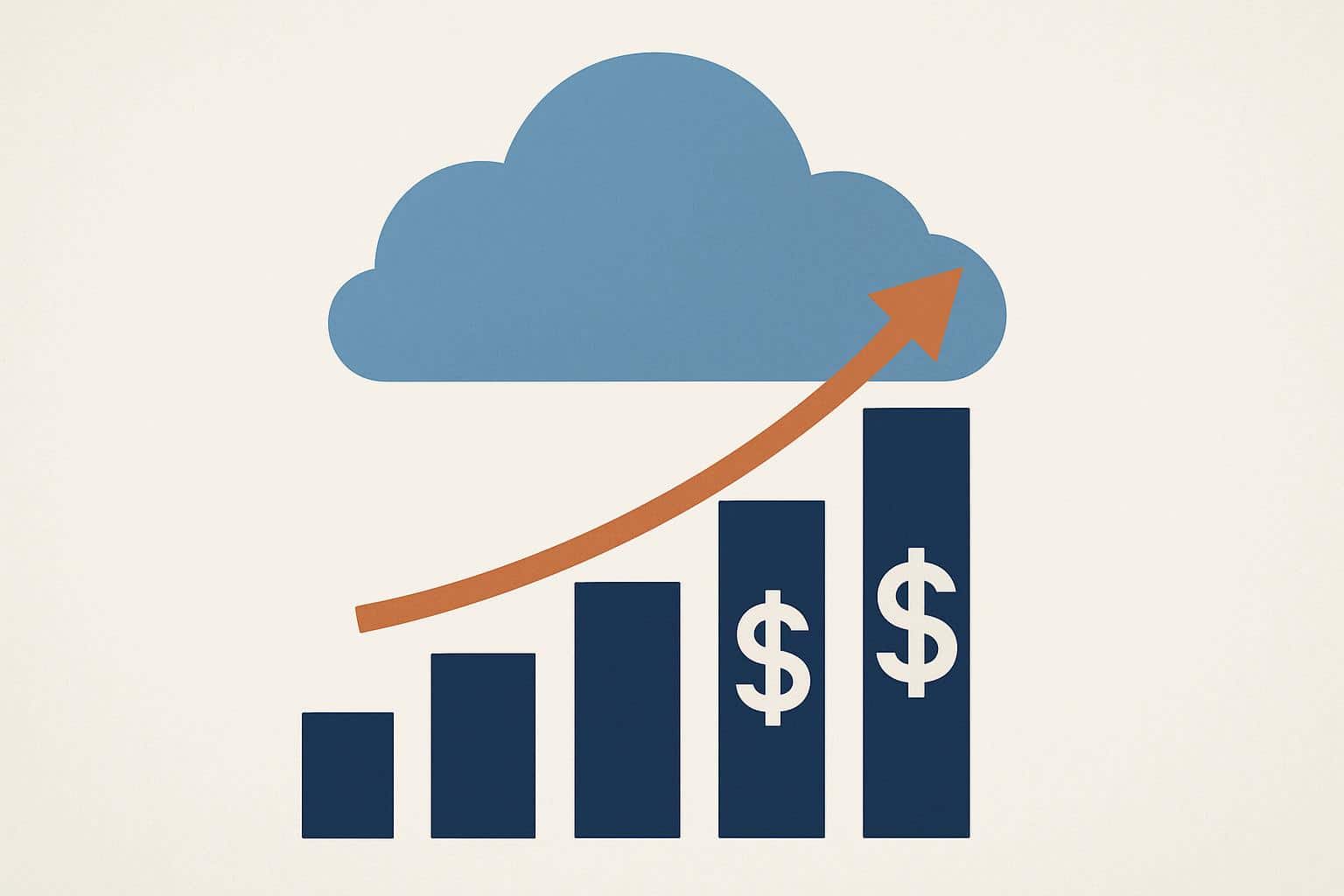 Rising cloud software expenses impacting business budgets and growth strategies