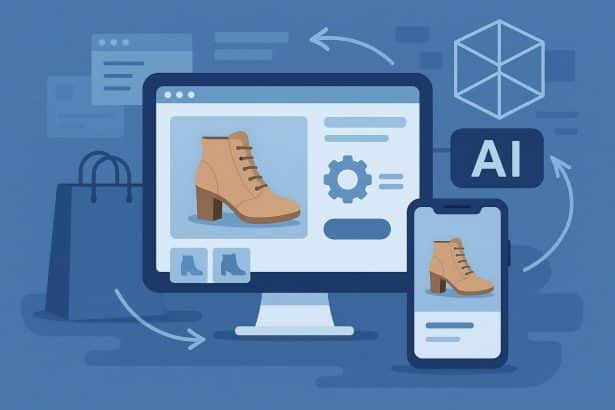 AI-generated product visuals transforming e-commerce content creation and digital marketing workflows