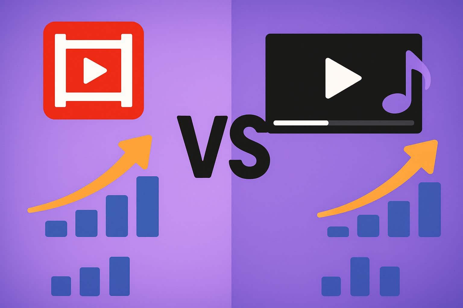 YouTube Shorts and traditional music videos platforms compared for artist growth potential