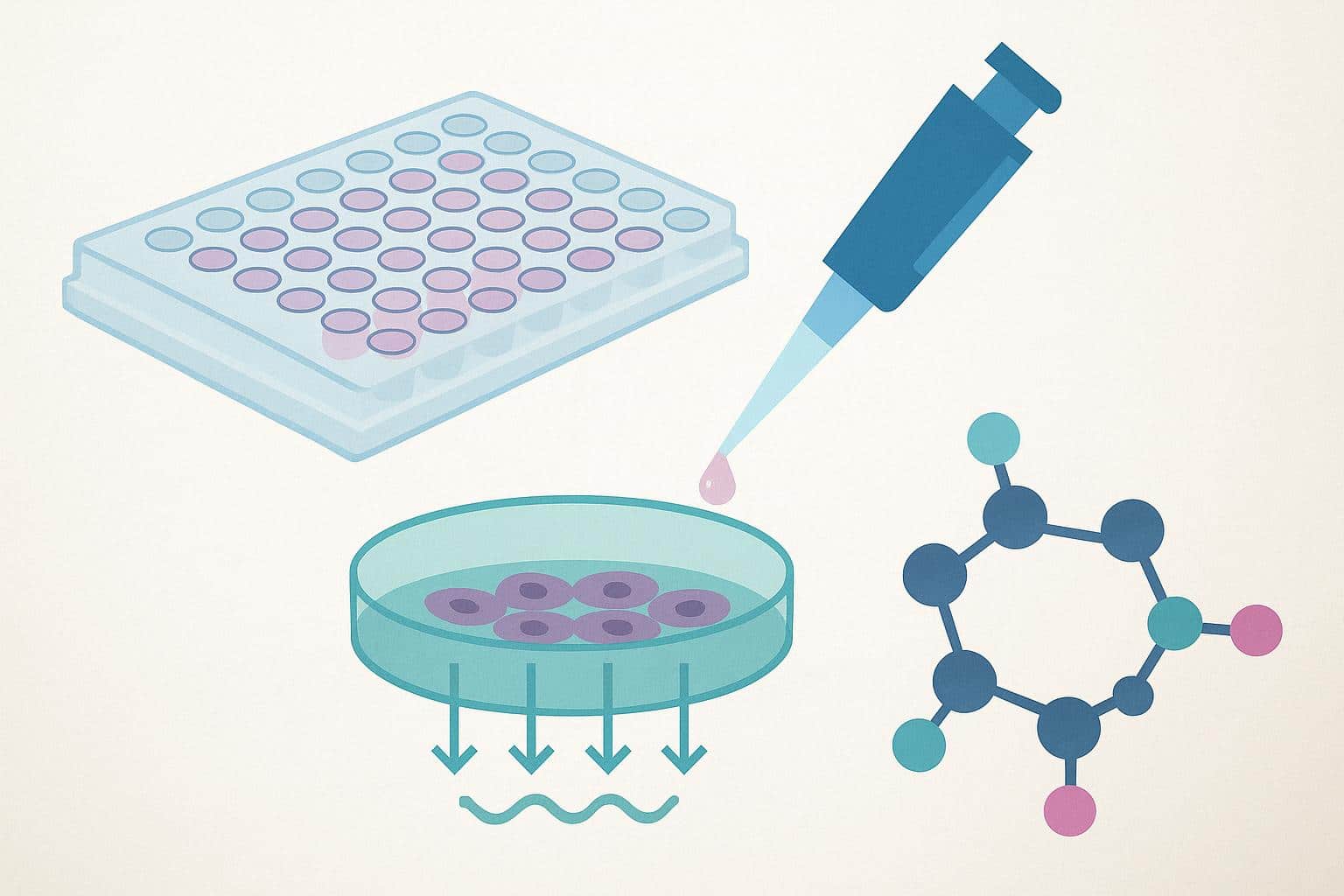 MDCK permeability assay setup illustrating drug absorption testing in pharmaceutical research