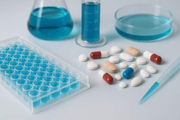 Assorted DMPK assay tools and chemical structures supporting modern drug discovery research