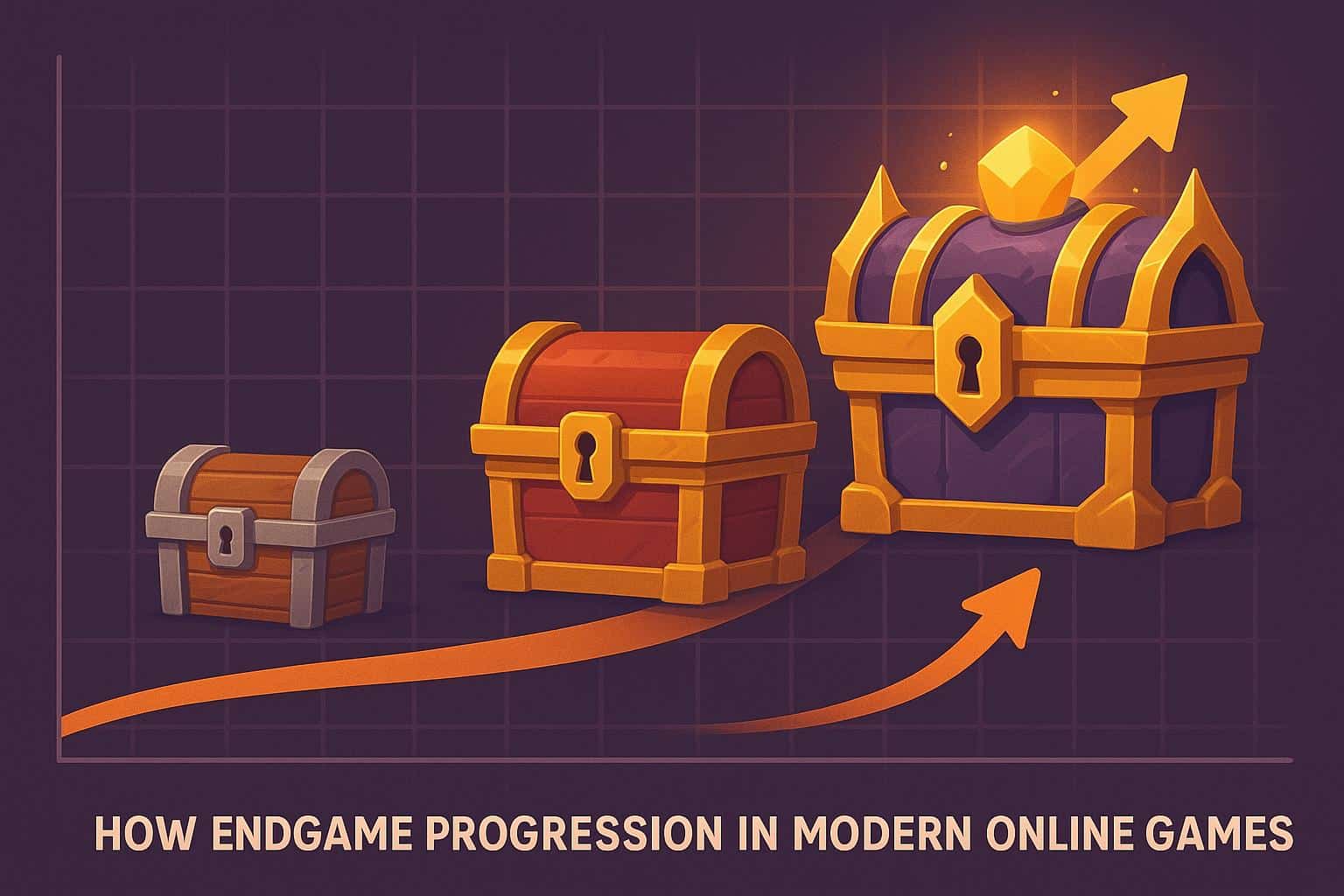Progression systems in modern online games with evolving endgame content and rewards