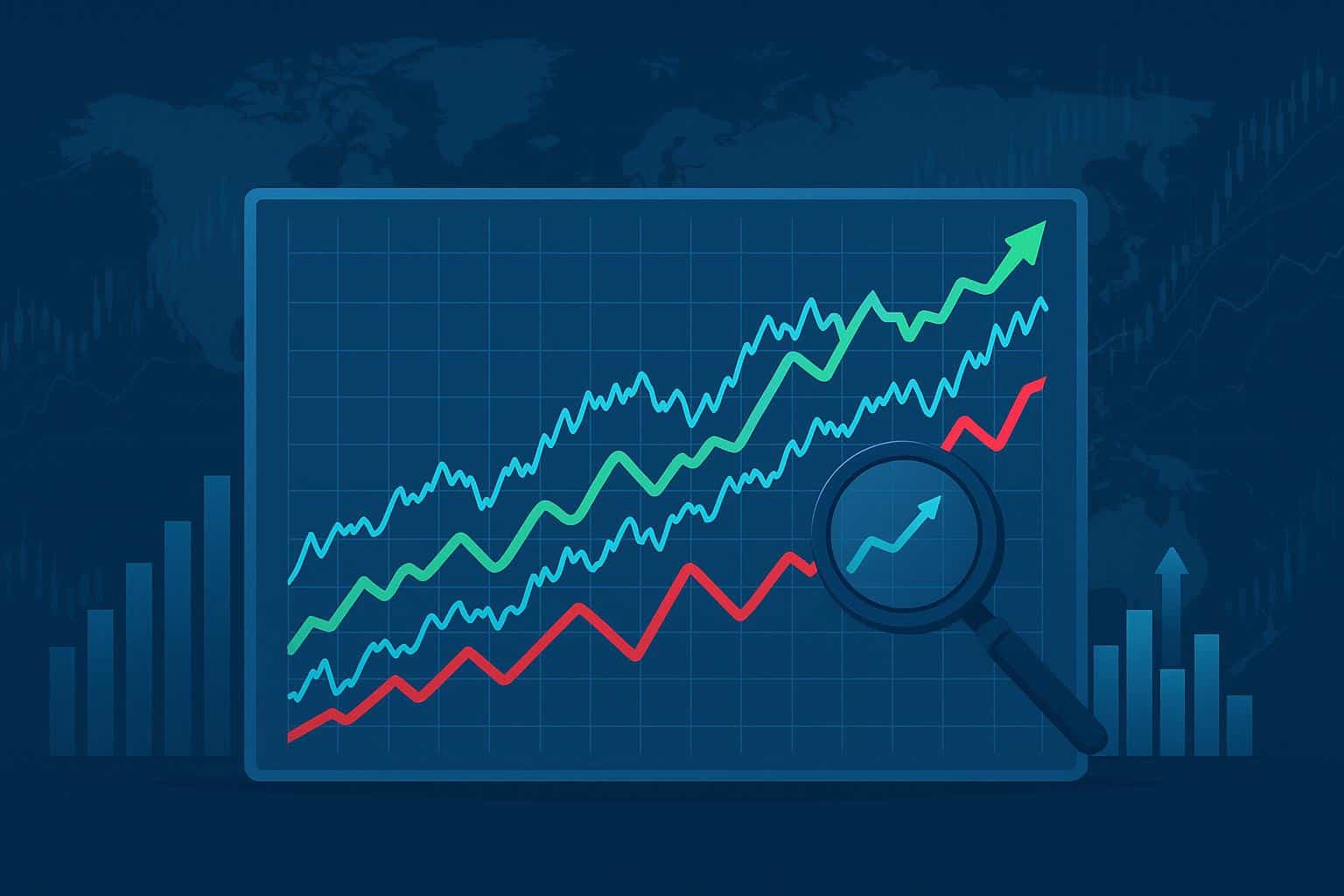 Forex charts and market data analysis illustrating currency trend insights for traders
