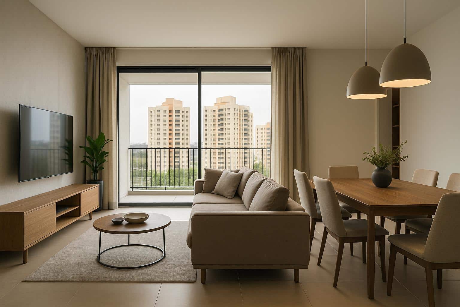 Spacious 4 BHK flat in Bangalore with modern interiors and premium lifestyle amenities