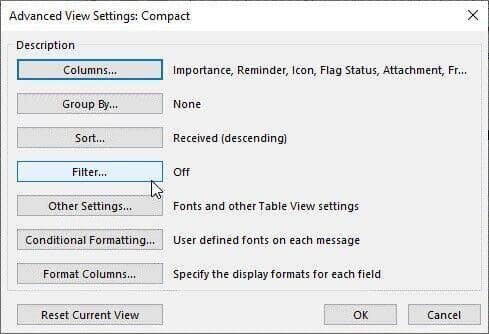 Click on Filter….