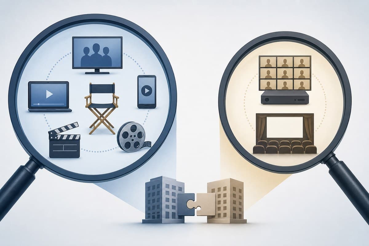 Abstract comparison of broad and narrow antitrust market definitions for media