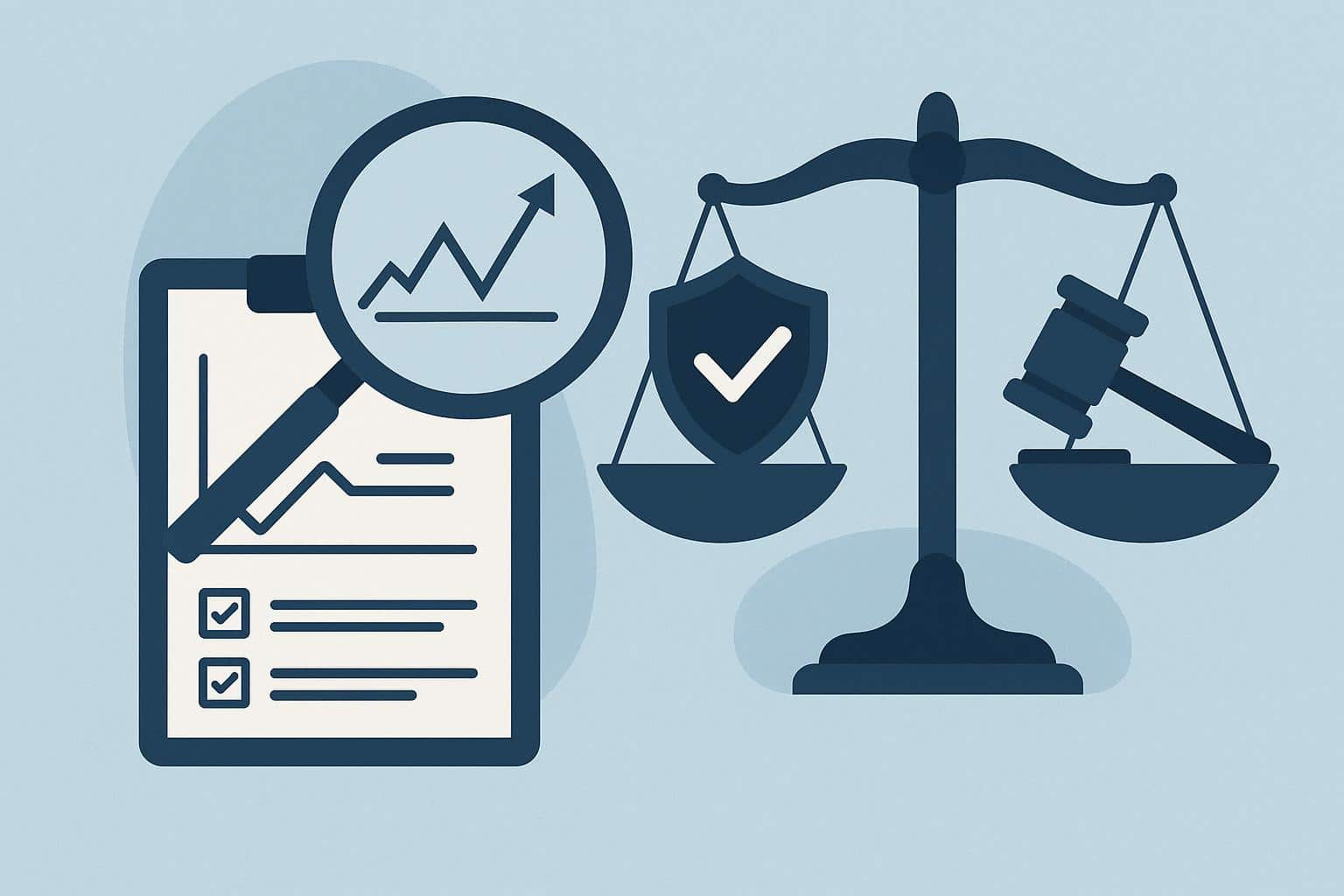 Abstract representation of behavioral data analysis for ethical risk monitoring practices