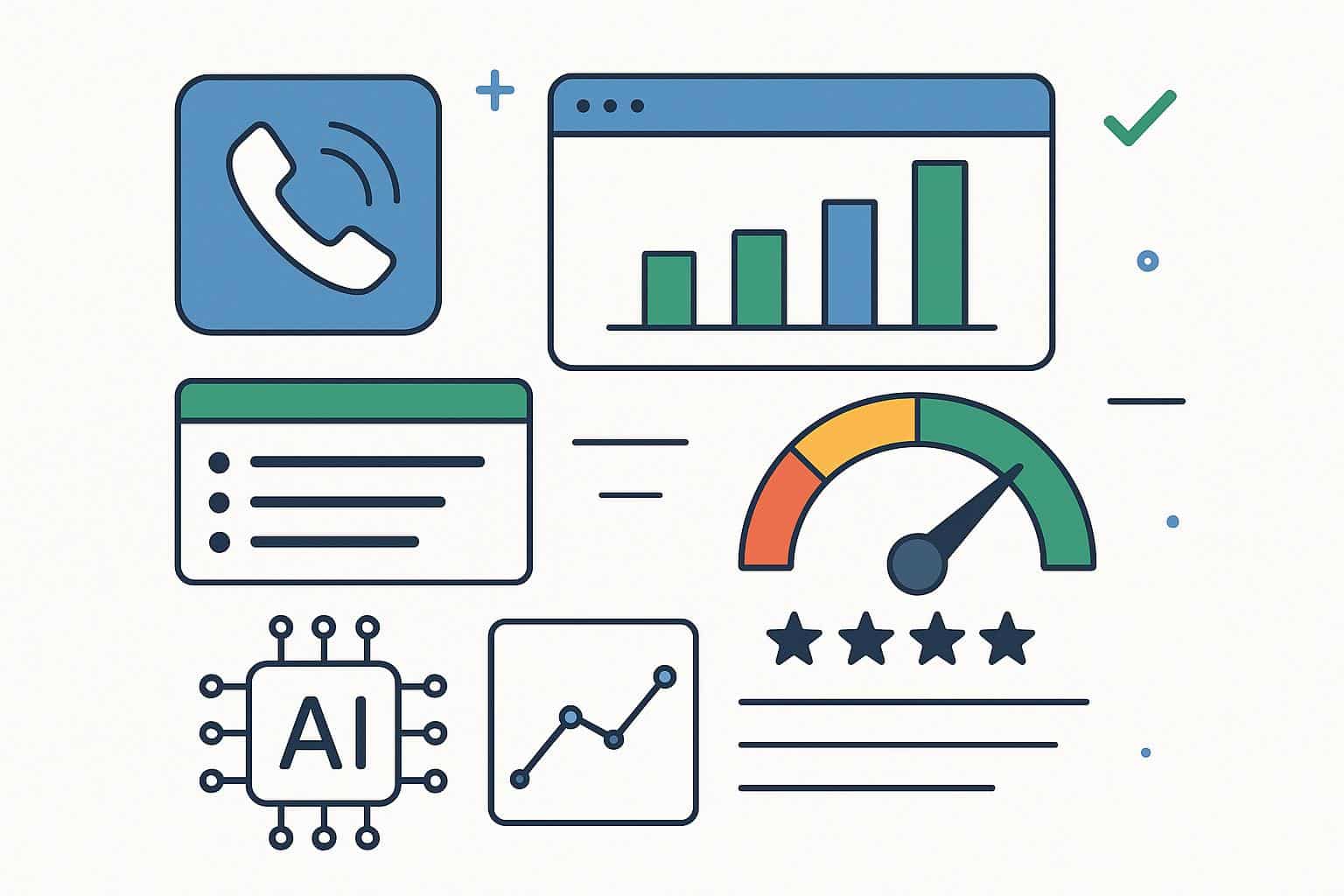 AI-powered sales QA platform dashboard highlighting call scoring analytics and performance metrics