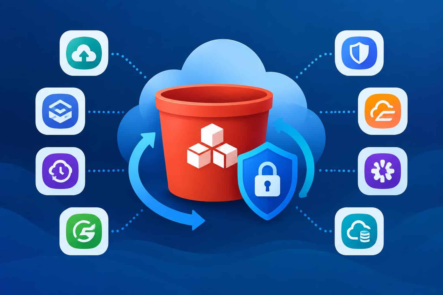 Cloud backup solutions comparing S3 bucket tools for data storage and security advantages