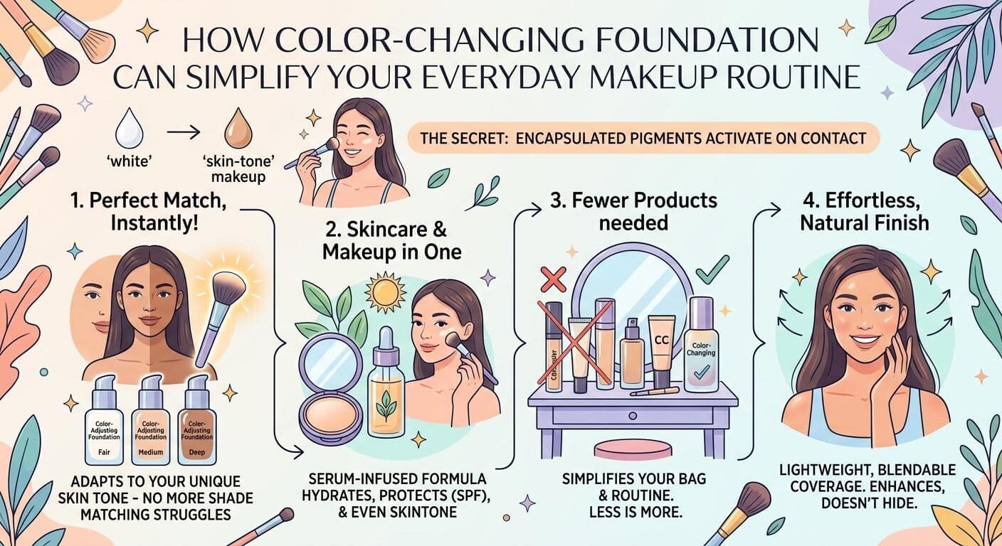 Image 1 of How Color-Changing Foundation Can Simplify Your Everyday Makeup Routine