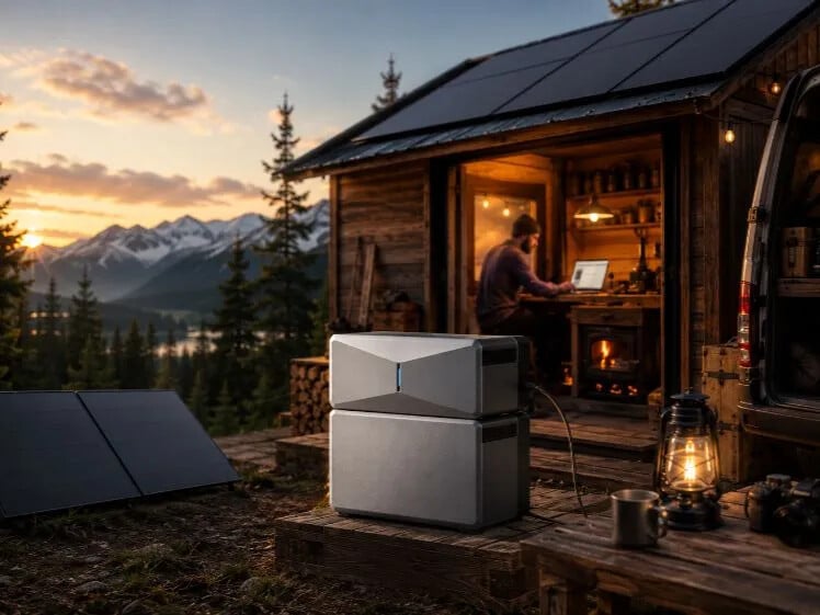 Image 1 of Does Going Off-Grid Mean You Need Solar and Batteries?
